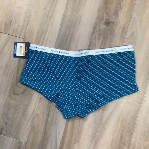 Relisted Tommy Hilfiger teal polka dot boyshort panty size S or M - Picture 13 of 16